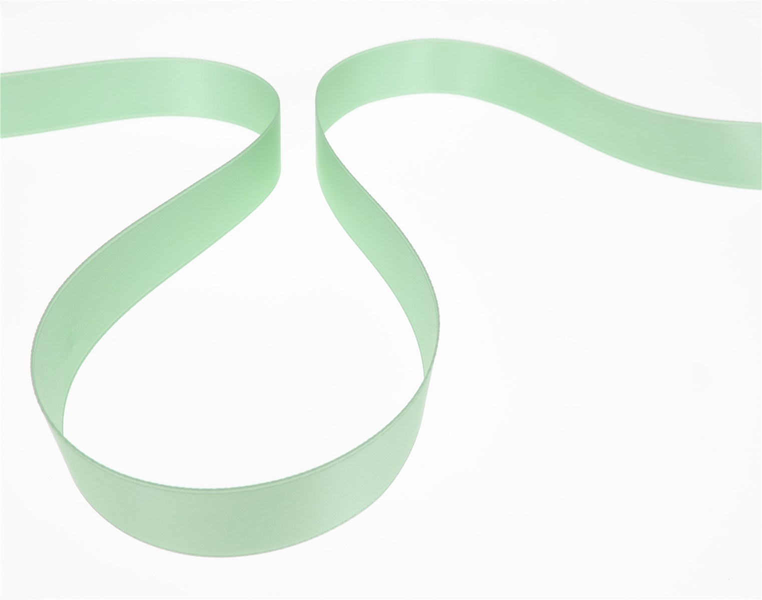 Double Face Satin Ribbon - Plain - 86 Reseda - 16 mm