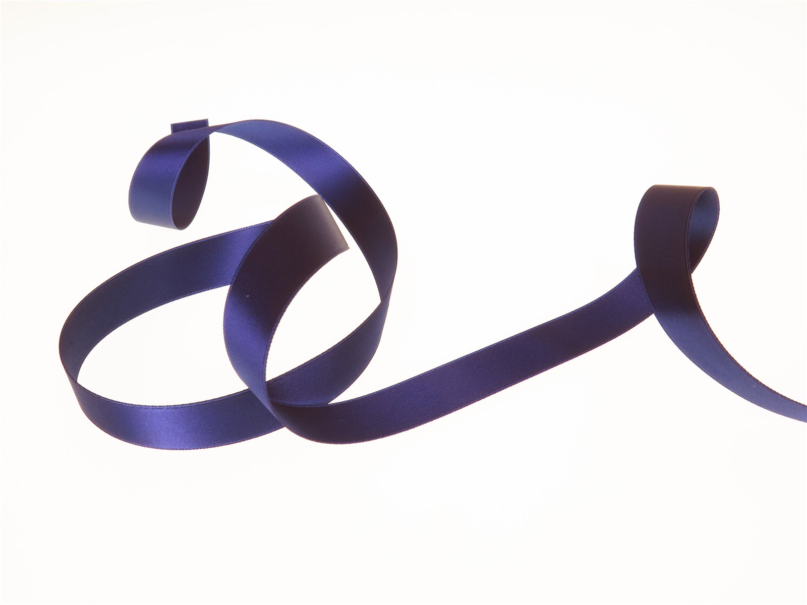 Double Face Satin Ribbon - Plain - 558 Deep Blue - 16 mm