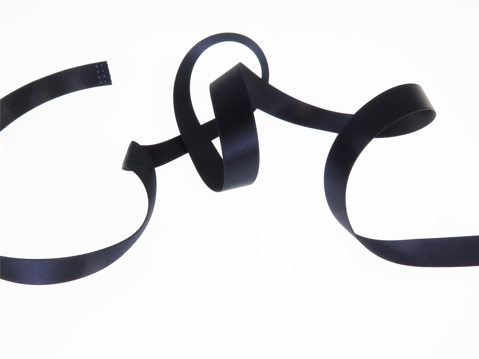 Double Face Satin Ribbon - Plain - 21 Dark Navy - 16 mm