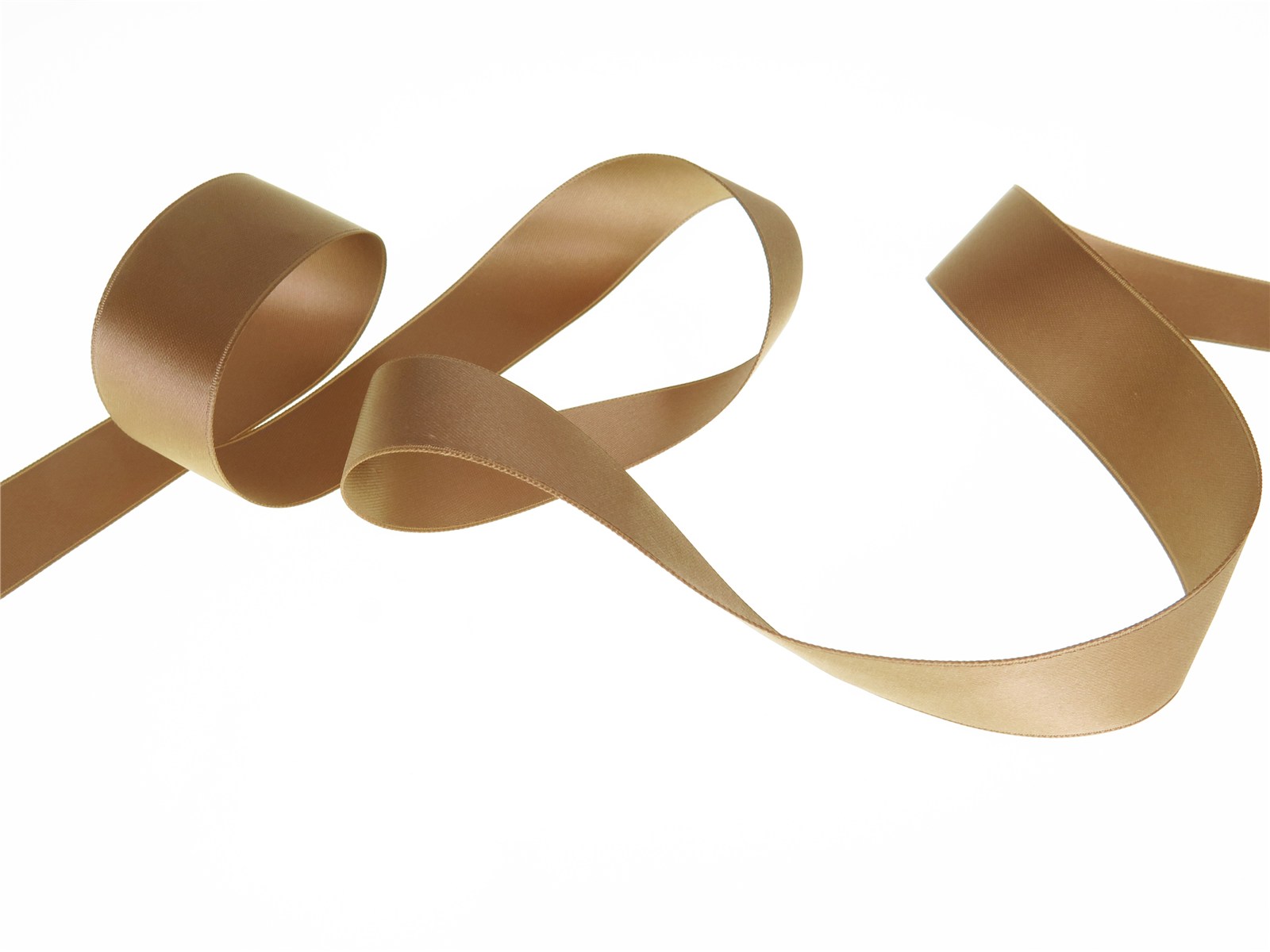 Double Face Satin Ribbon - Plain - 29 Sable - 25 mm