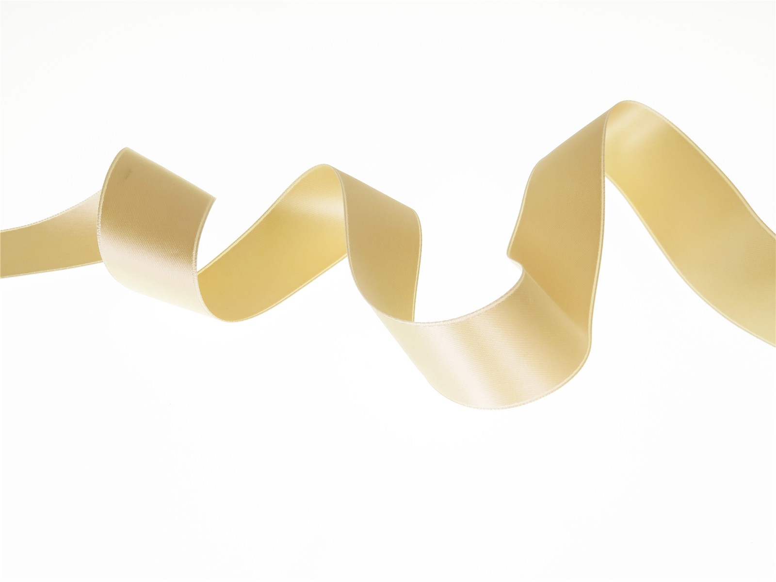 Double Face Satin Ribbon - Plain - 27 Beige - 25 mm
