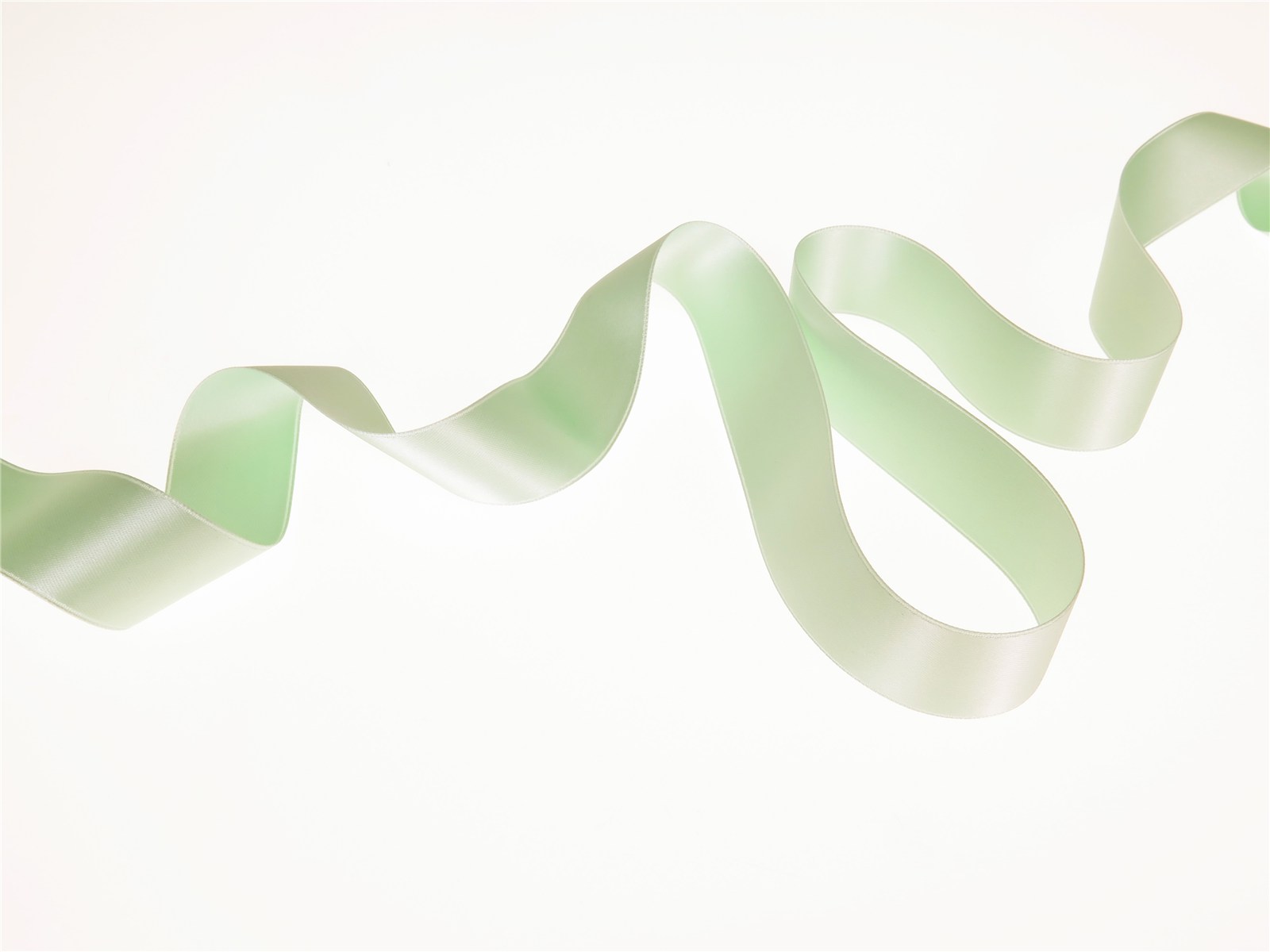 Double Face Satin Ribbon - Plain - 48 Tilleul - 25 mm