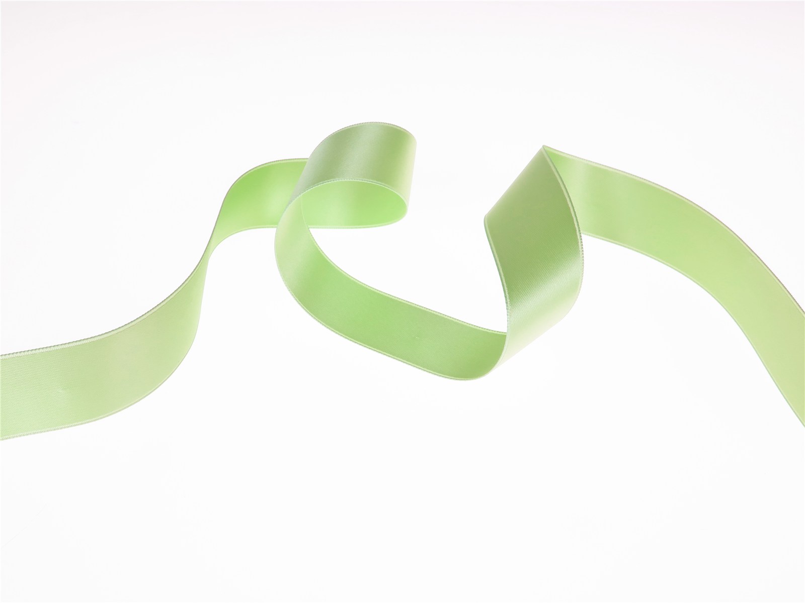 Double Face Satin Ribbon - Plain - 84 Pomme - 25 mm