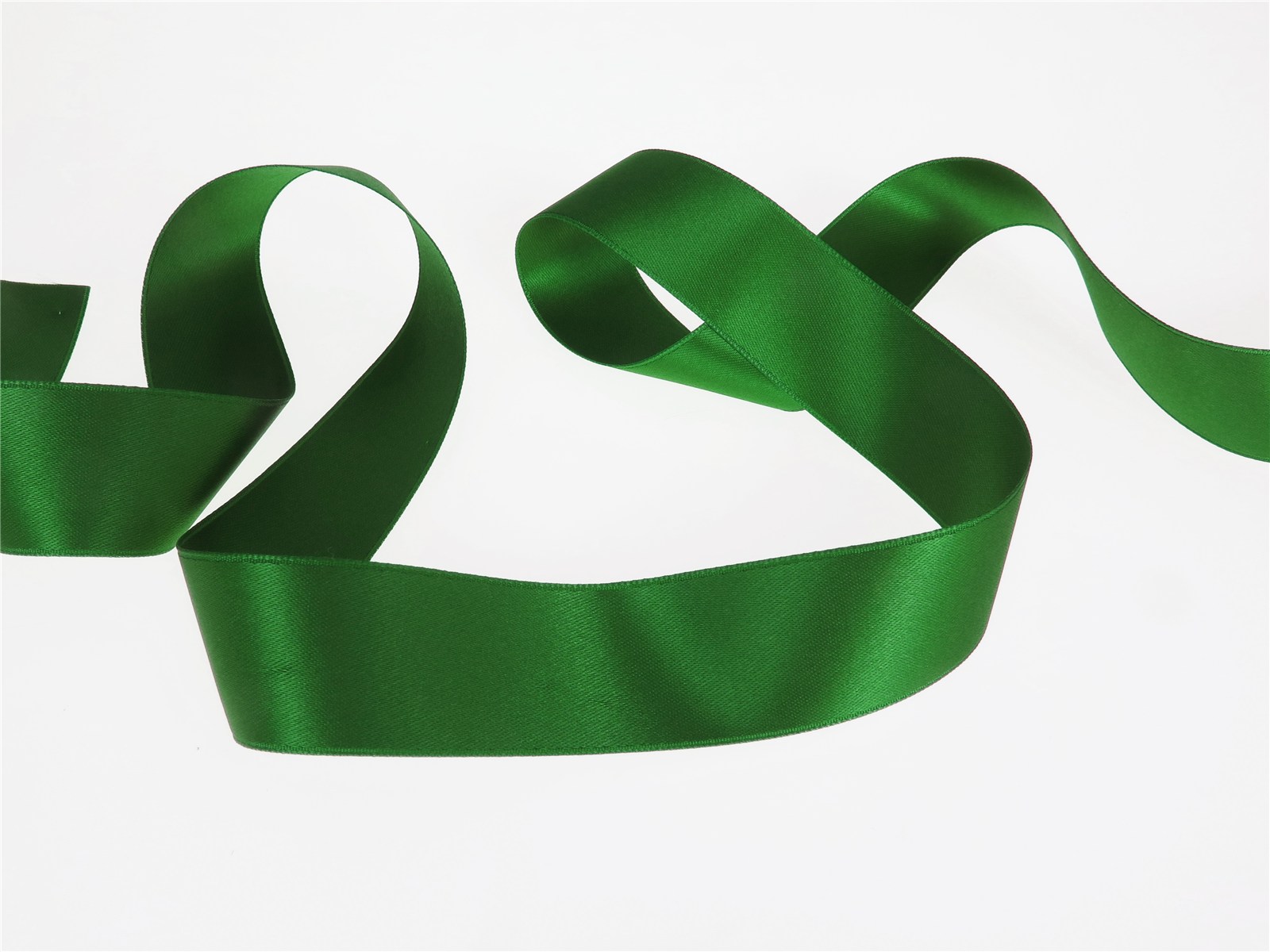 Double Face Satin Ribbon - Plain - 861 Gazon - 25 mm