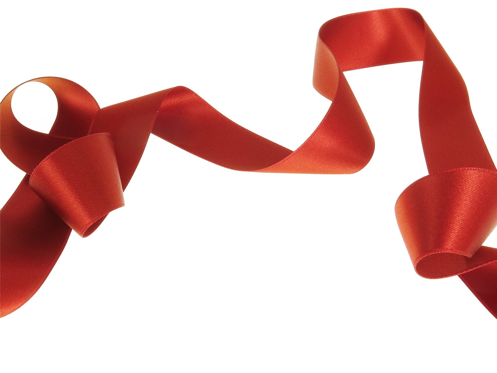 Double Face Satin Ribbon - Plain - 44 Rouille - 25 mm