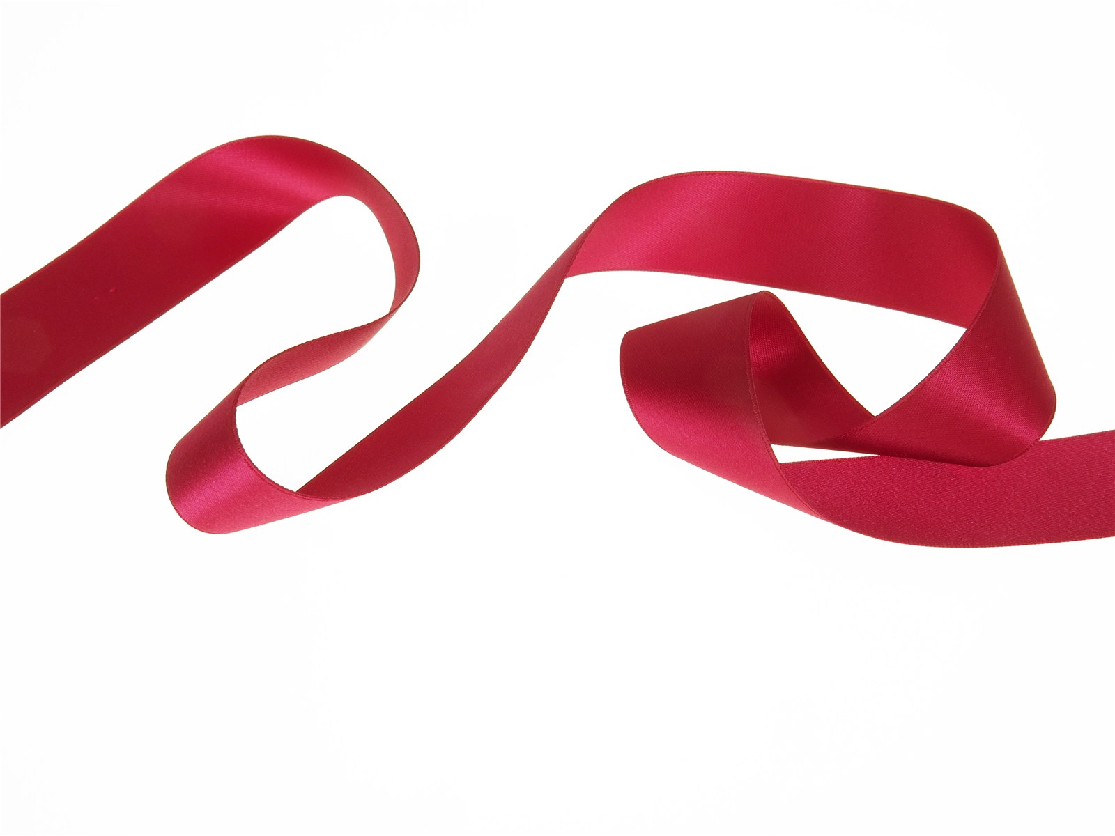 Double Face Satin Ribbon - Plain - 78 Wine - 25 mm