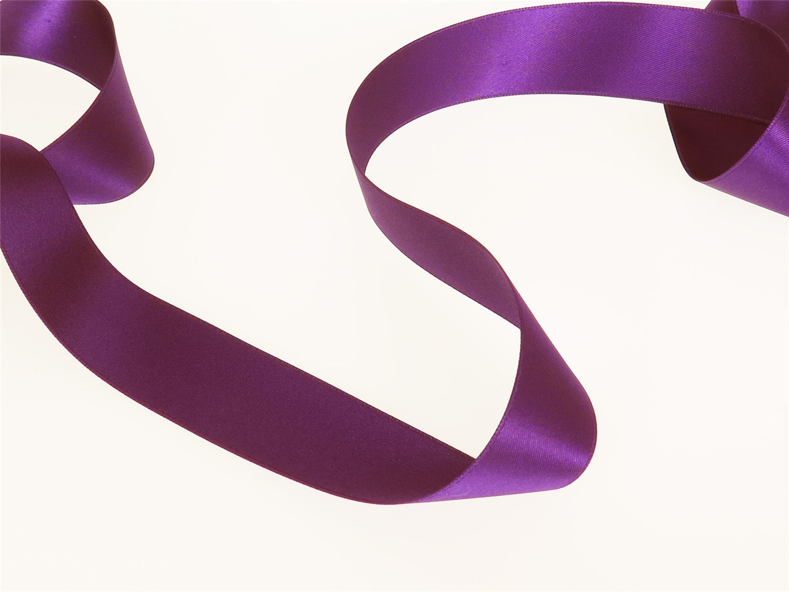 Ruban Satin double face - uni - 52 Eveque - 25 mm