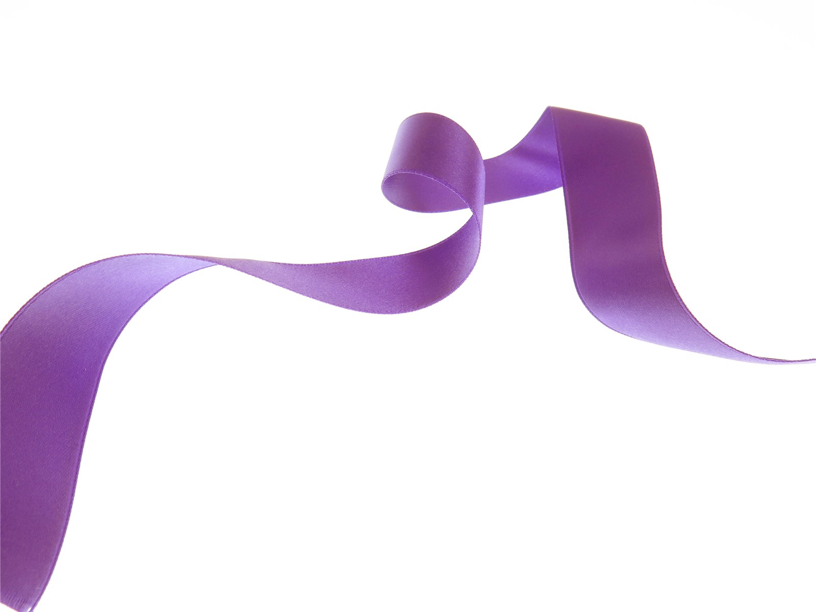 Double Face Satin Ribbon - Plain - 96 Violet - 25 mm