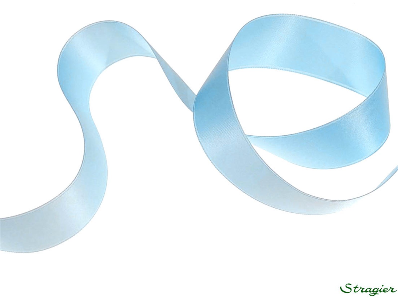 Double Face Satin Ribbon - Plain - 37 Ciel - 25 mm