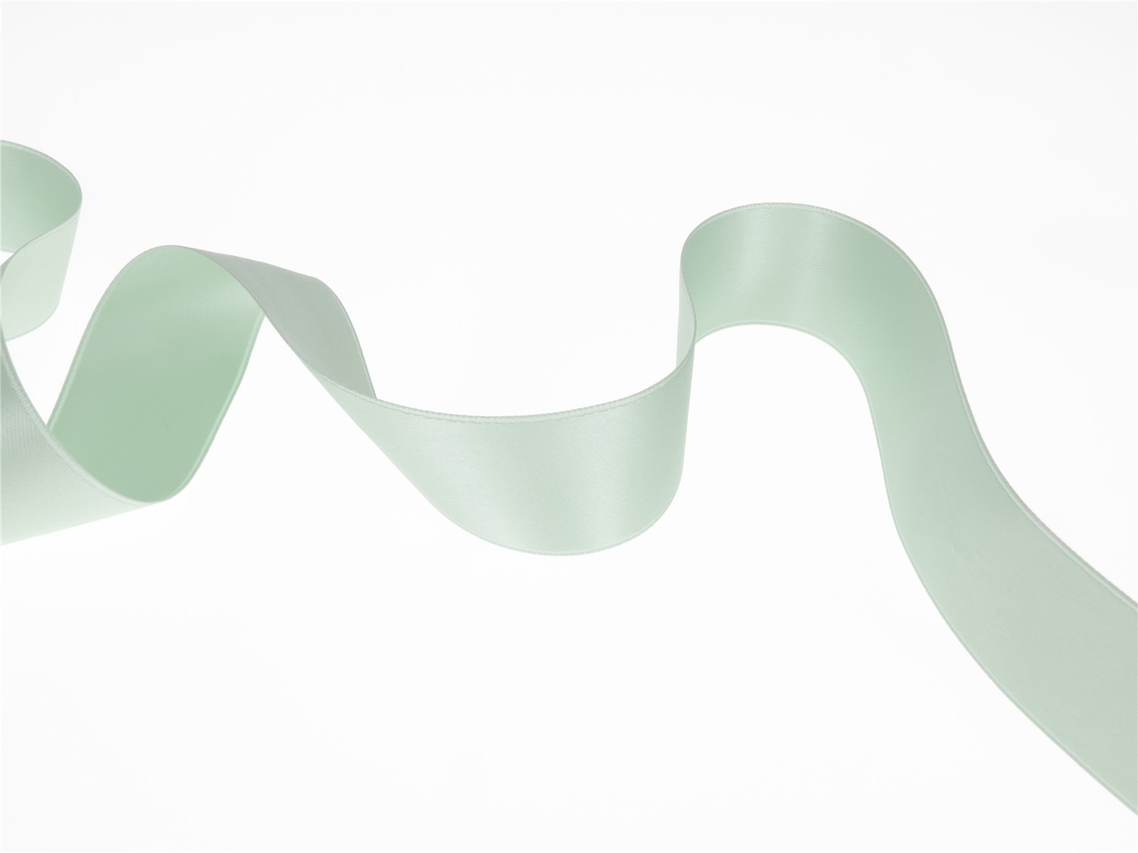 Double Face Satin Ribbon - Plain - 302 Menthe - 25 mm