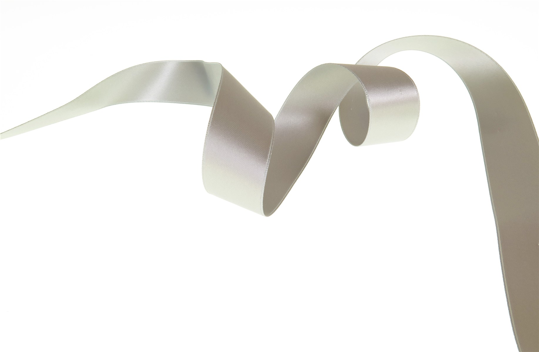 Double Face Satin Ribbon - Plain - 36 Grey - 25 mm