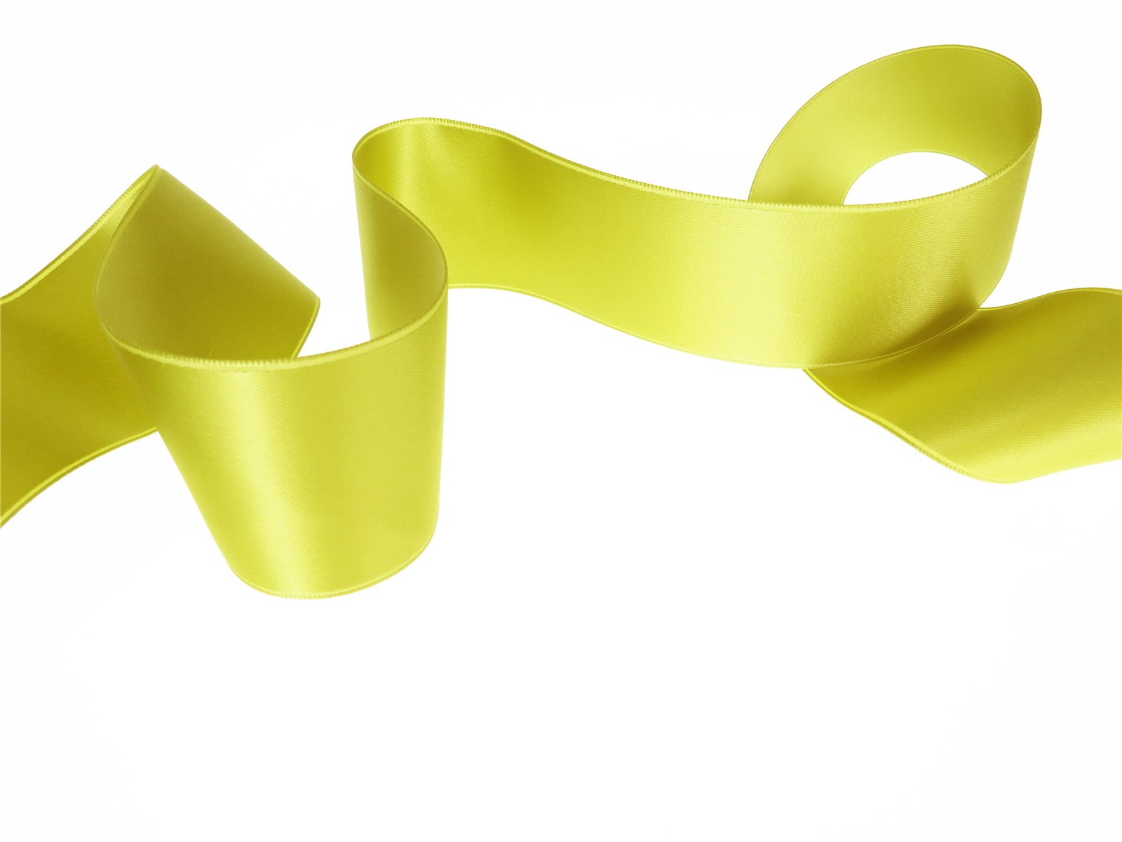 Double Face Satin Ribbon - Plain - 817 Cress Green - 40 mm