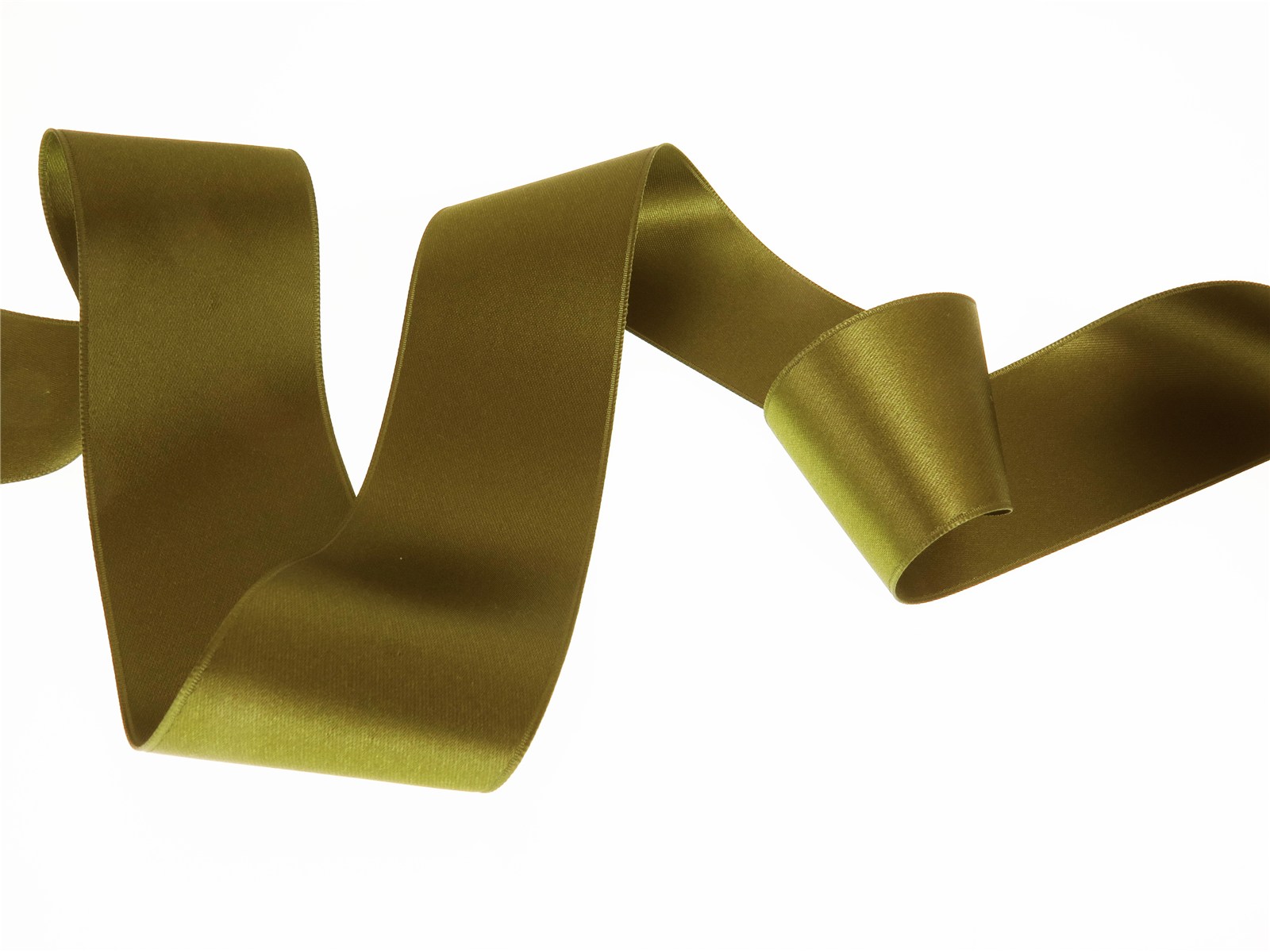 Double Face Satin Ribbon - Plain - 874 Savanne - 40 mm