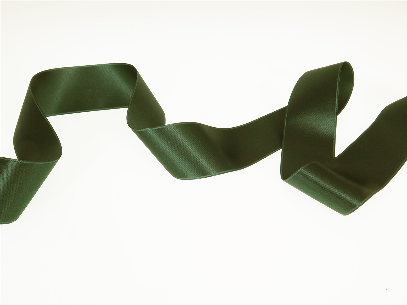 Double Face Satin Ribbon - Plain - 69 Foret - 40 mm