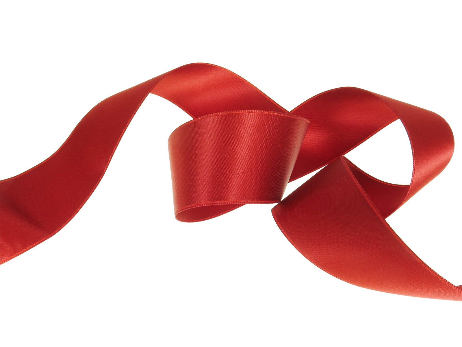 Double Face Satin Ribbon - Plain - 44 Rouille - 40 mm