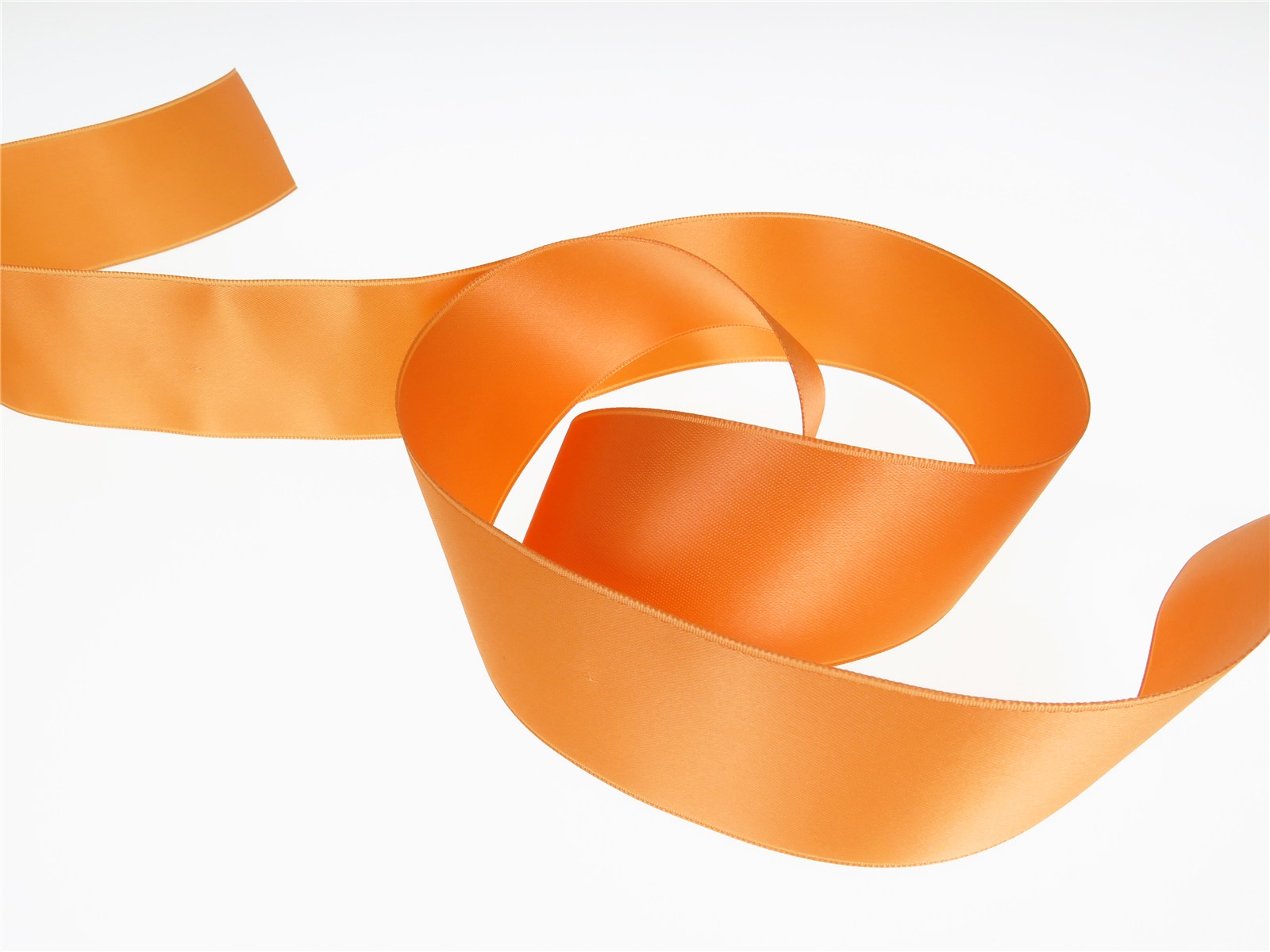 Double Face Satin Ribbon - Plain - 105 Pfirsich - 40 mm