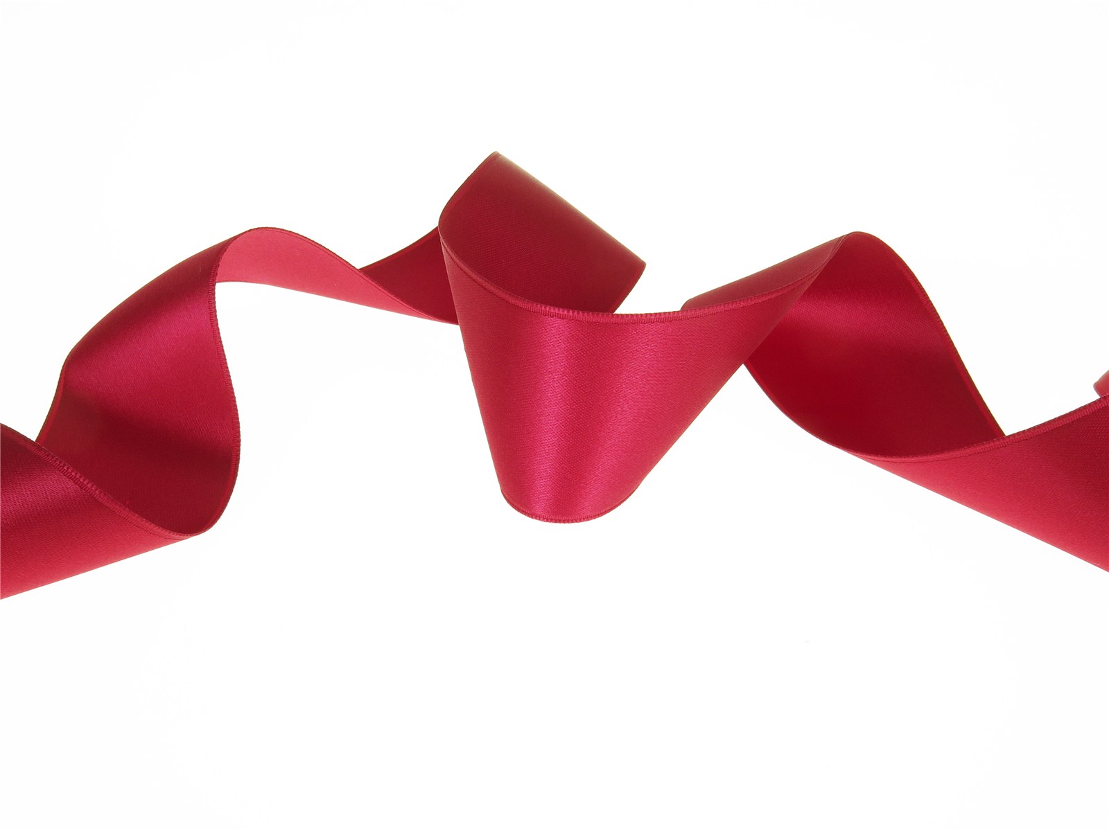 Double Face Satin Ribbon - Plain - 78 Wine - 40 mm
