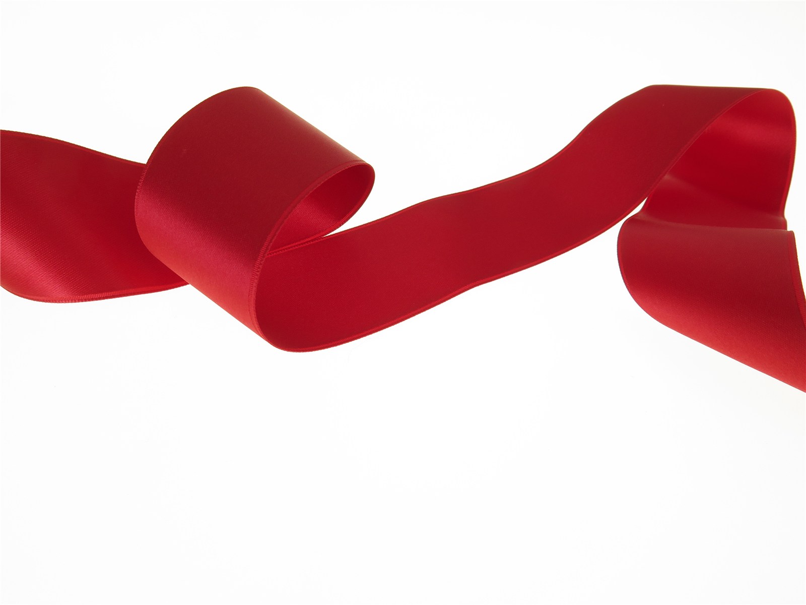 Double Face Satin Ribbon - Plain - 41 Cardinal - 40 mm