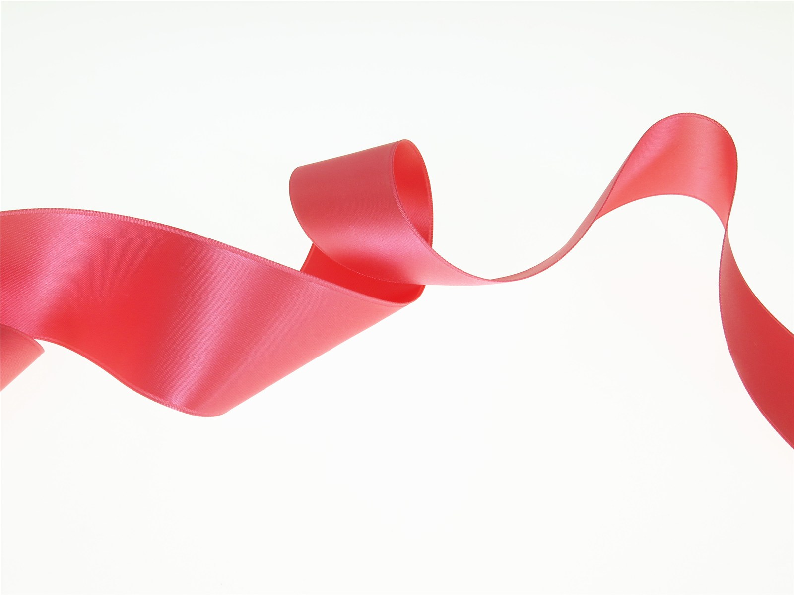 Double Face Satin Ribbon - Plain - 273 Rose Mauve - 40 mm