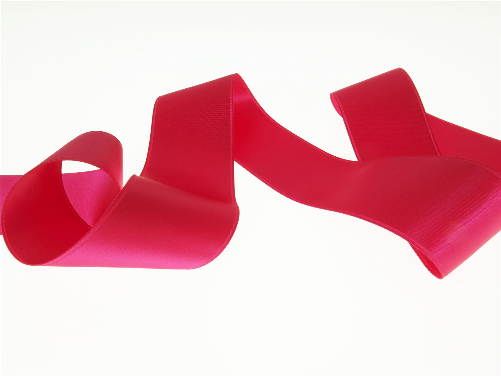 Double Face Satin Ribbon - Plain - 82 Butterfly - 40 mm