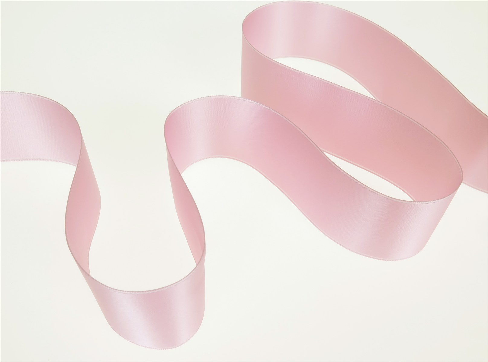 Double Face Satin Ribbon - Plain - 225 Almond Blossom - 40 mm