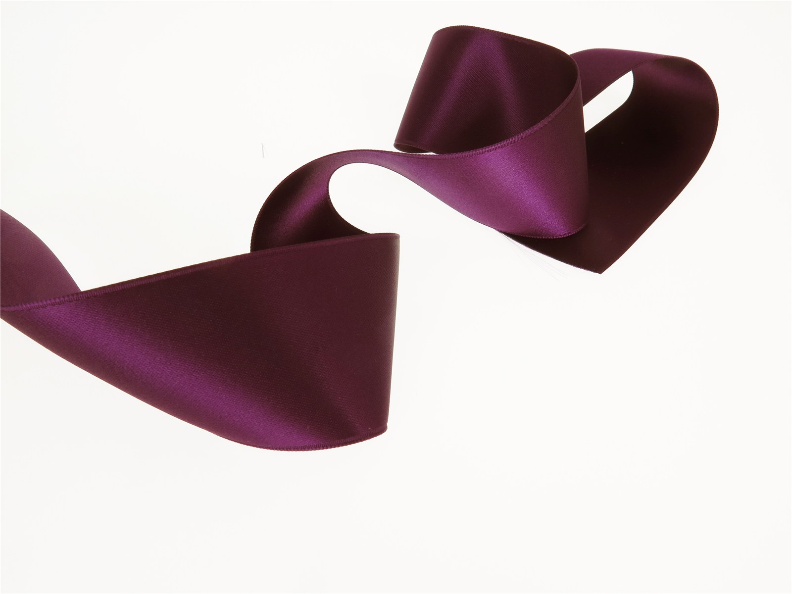 Double Face Satin Ribbon - Plain - 97 Mauve - 40 mm