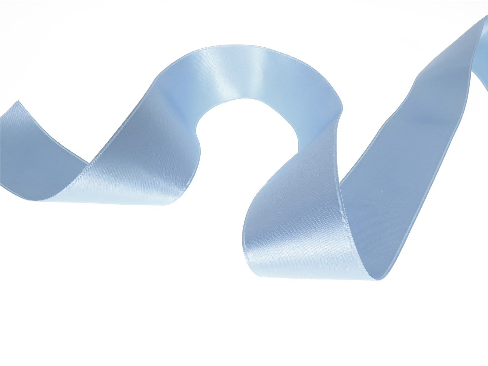 Double Face Satin Ribbon - Plain - 87 Copen - 40 mm