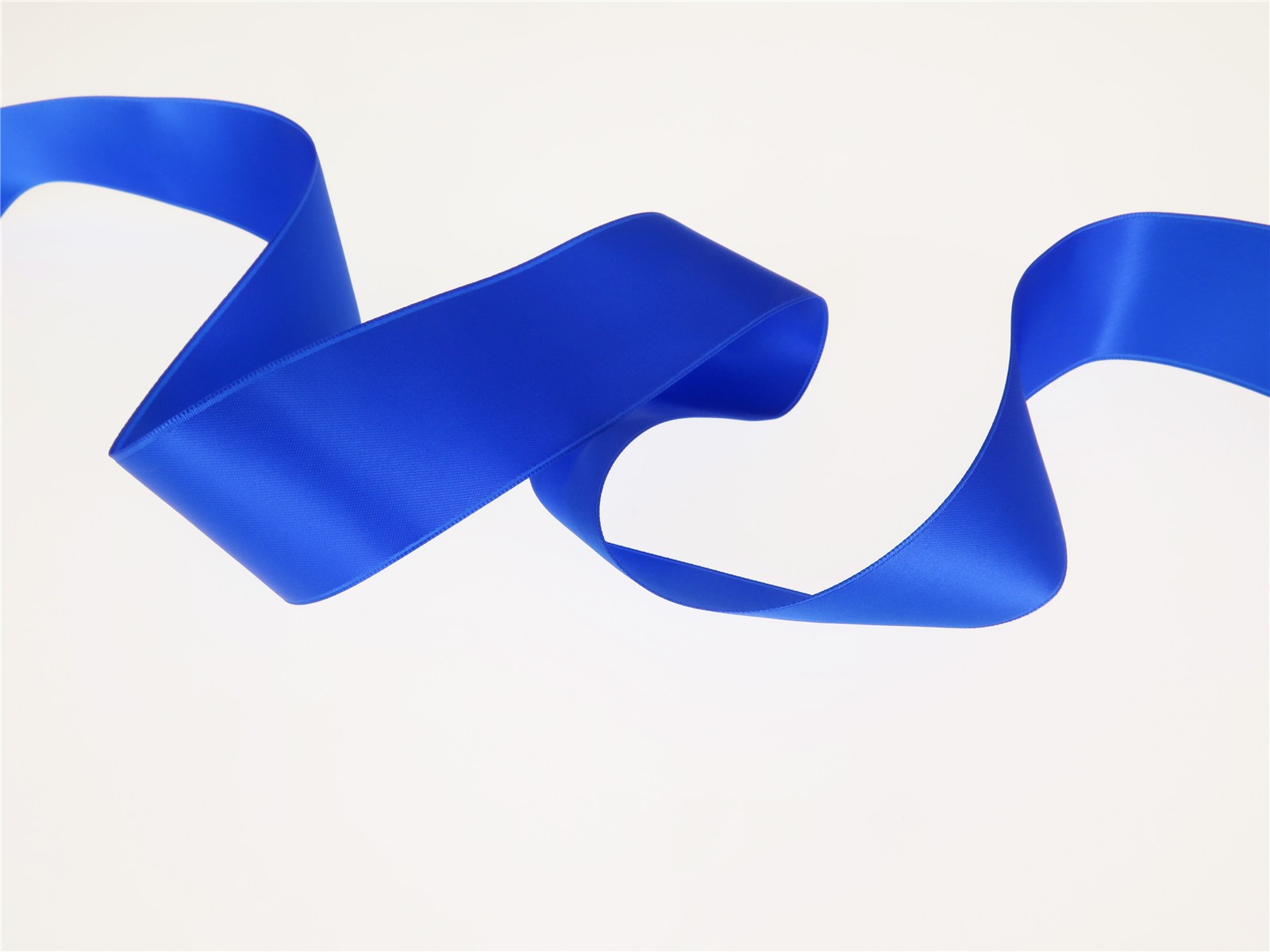 Double Face Satin Ribbon - Plain - 89 Blue - 40 mm