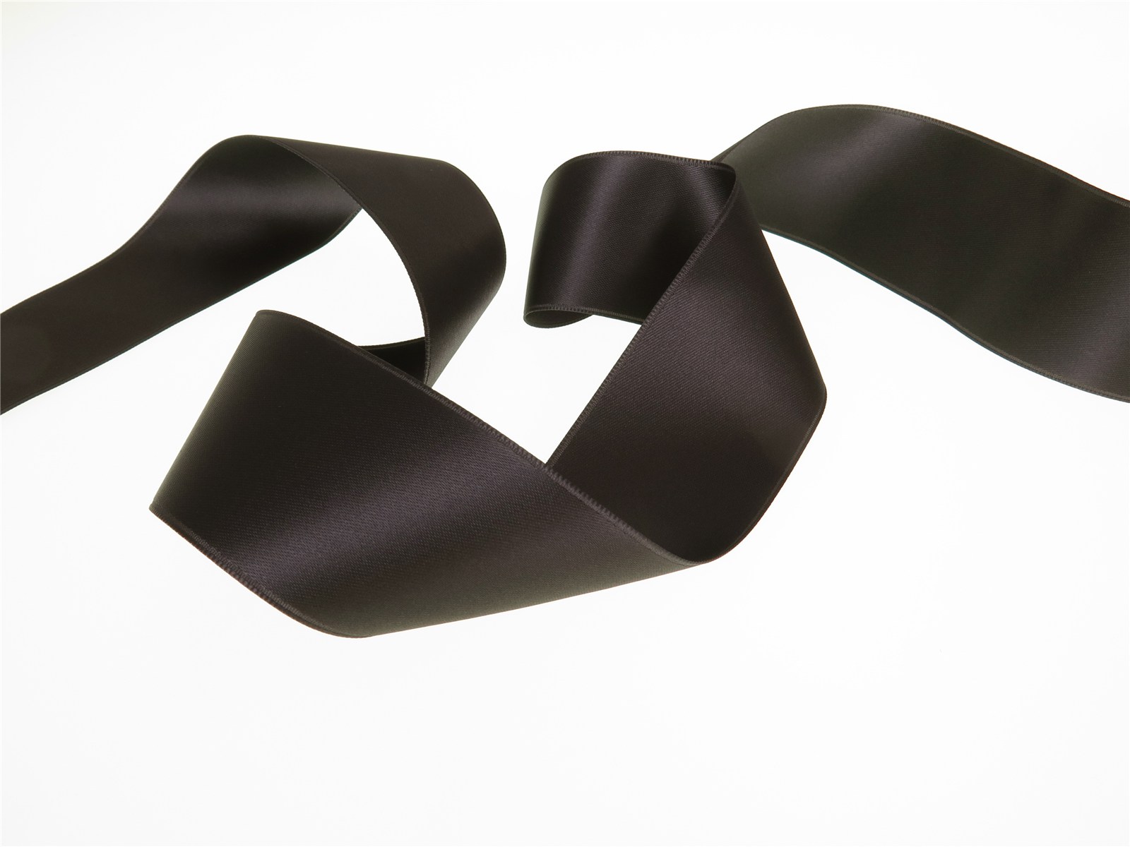 Double Face Satin Ribbon - Plain - 98 Taupe - 40 mm