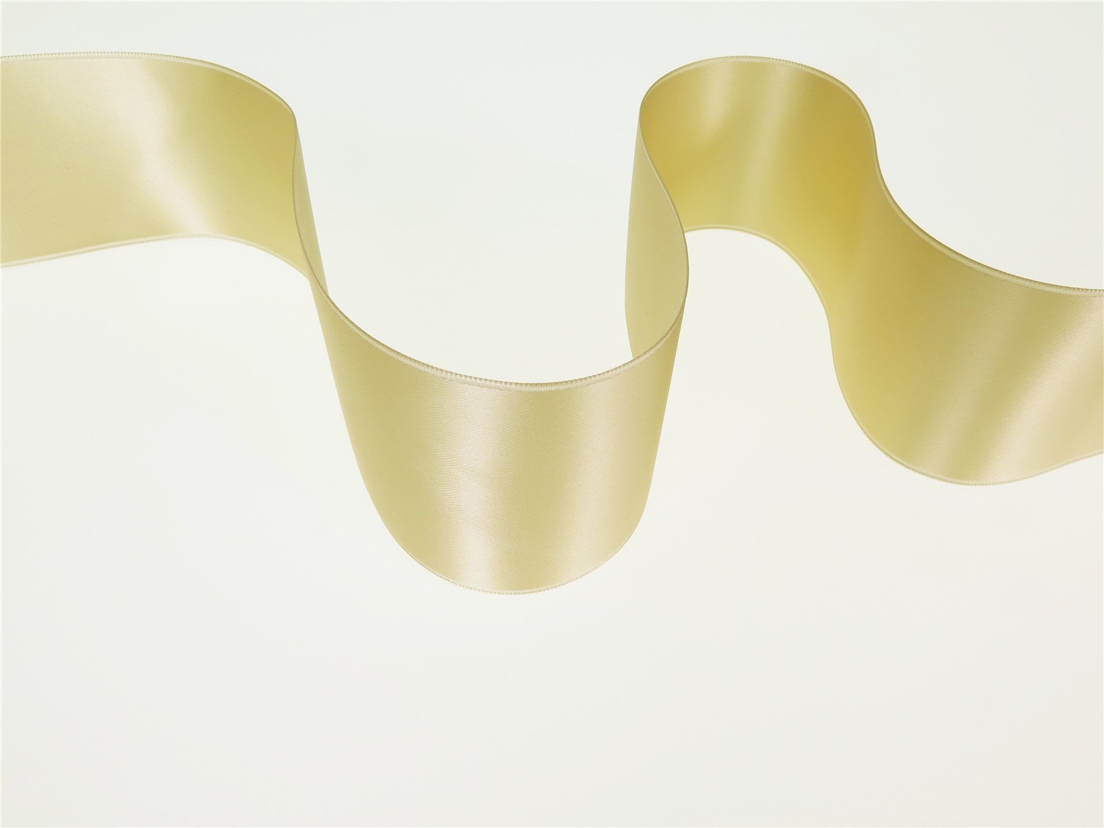 Double Face Satin Ribbon - Plain - 614 White Coffee - 50 mm