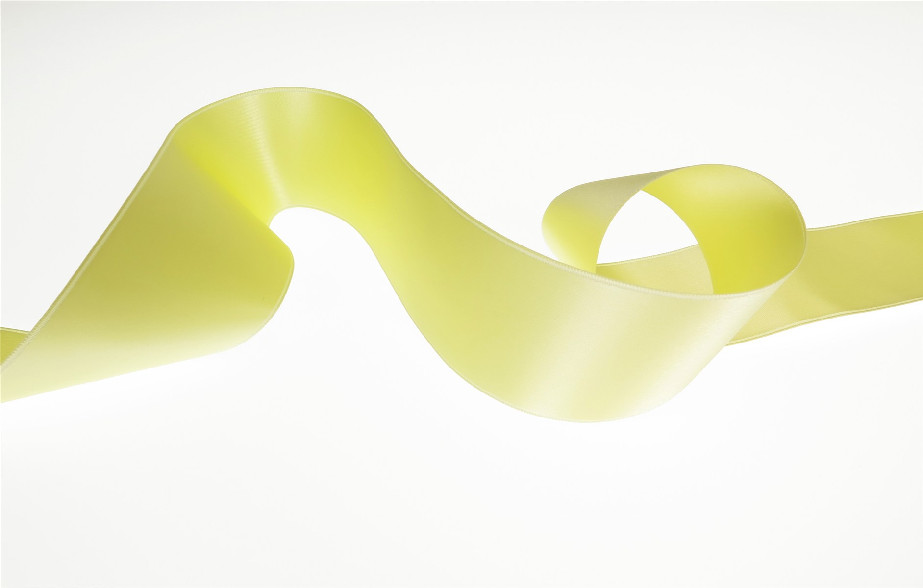Double Face Satin Ribbon - Plain - 11 Citron - 50 mm