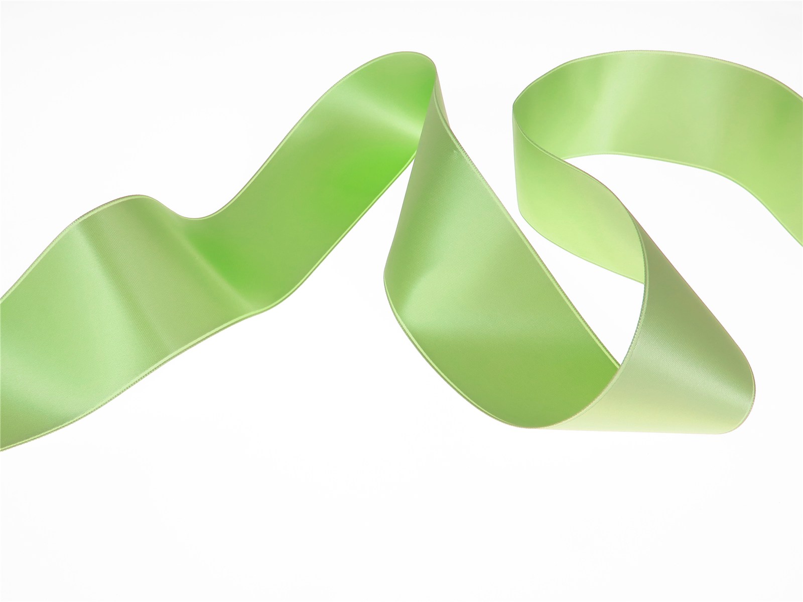 Double Face Satin Ribbon - Plain - 804 Grass - 50 mm