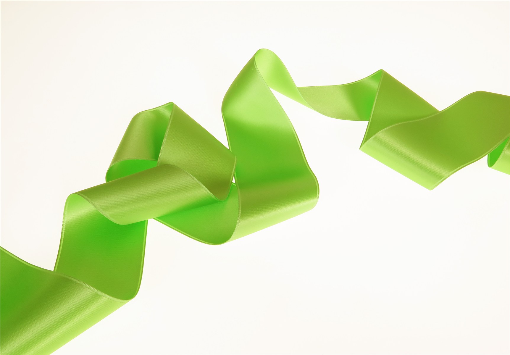 Double Face Satin Ribbon - Plain - 813 Spring Green - 50 mm