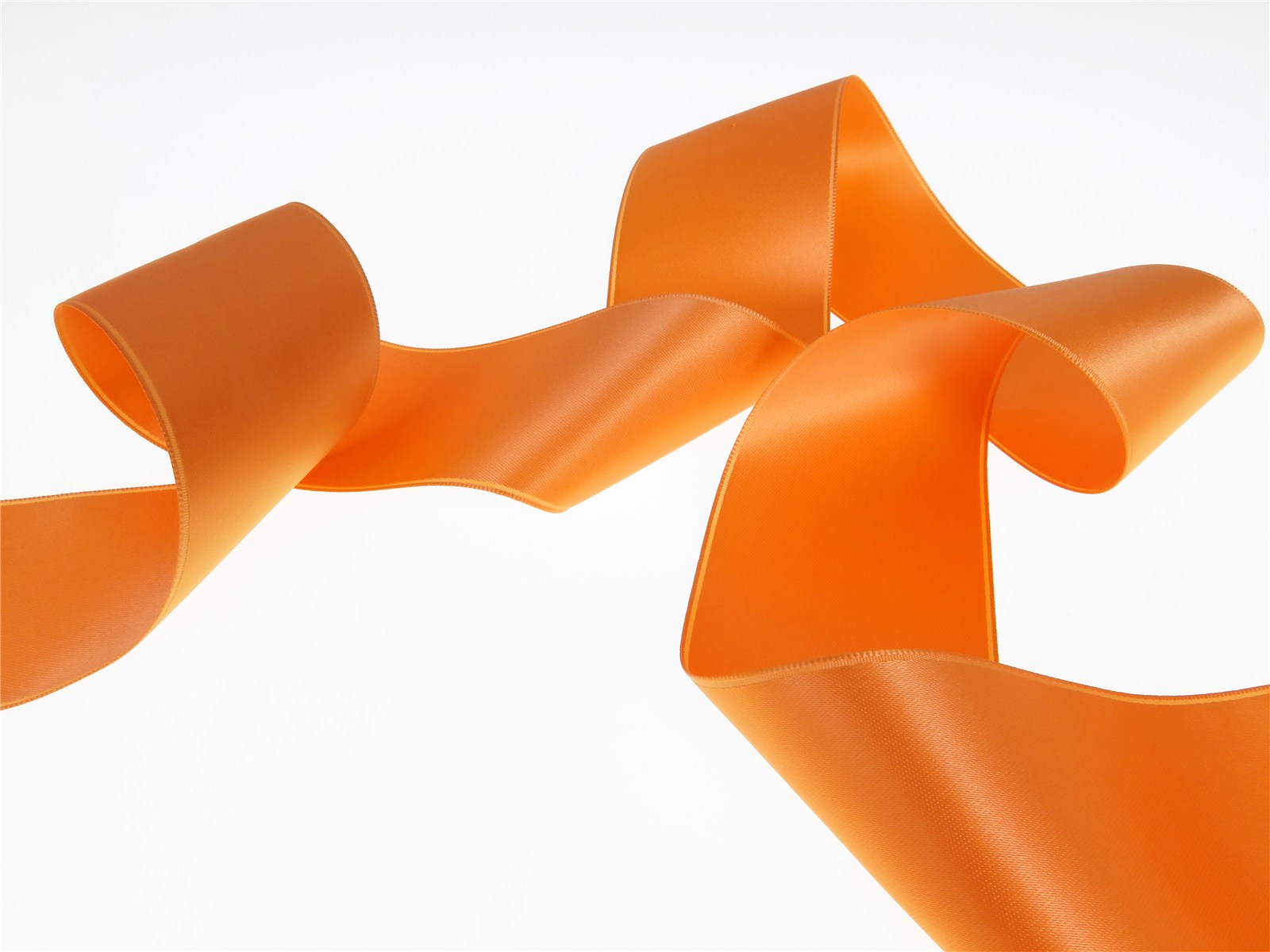 Double Face Satin Ribbon - Plain - 105 Pfirsich - 50 mm