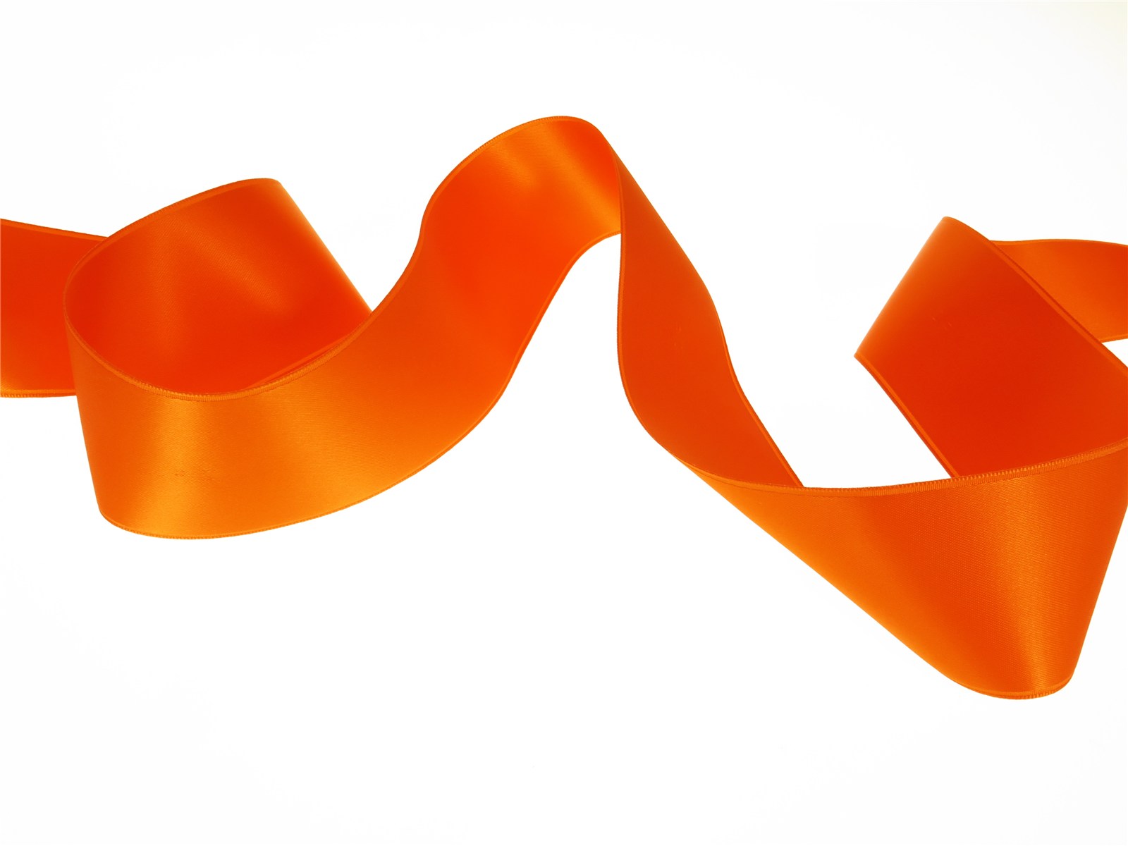 Double Face Satin Ribbon - Plain - 39 Tango - 50 mm