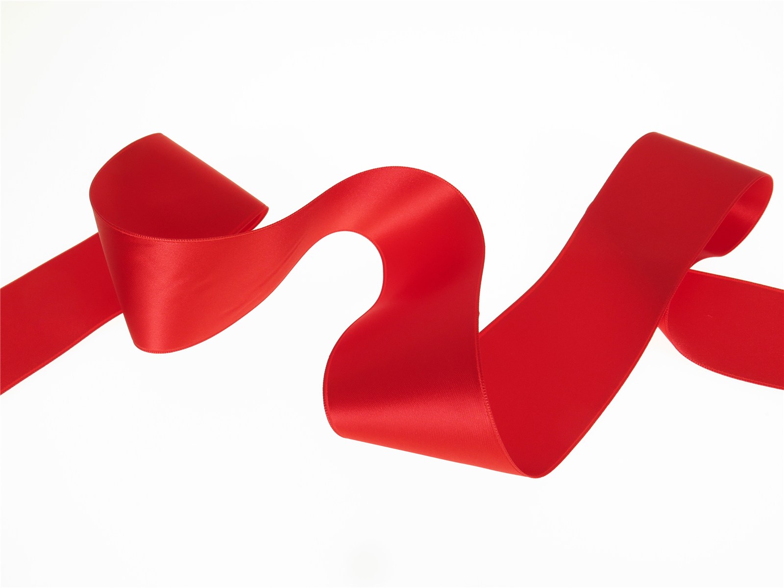 Double Face Satin Ribbon - Plain - 20 Rouge - 50 mm