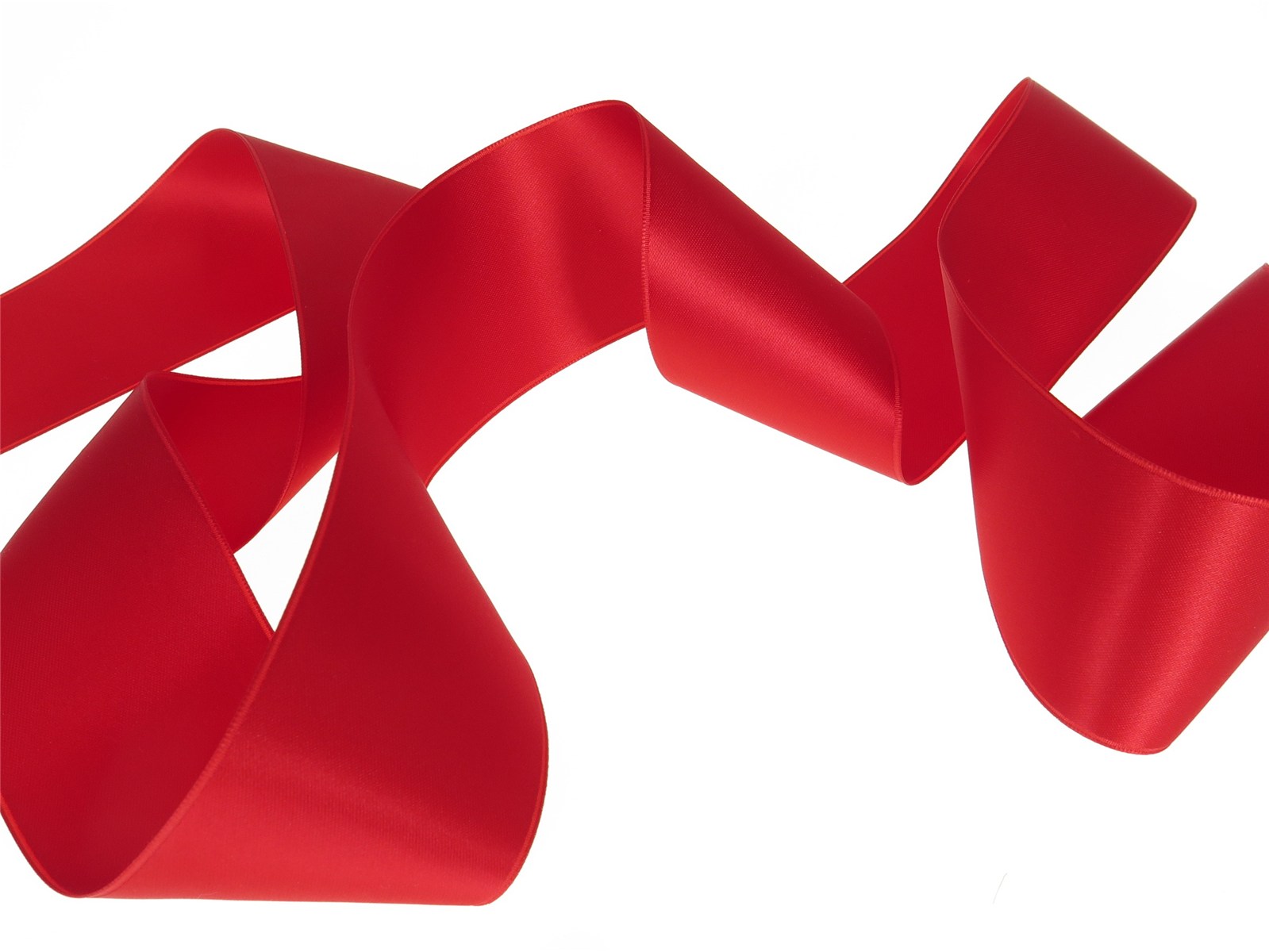 Double Face Satin Ribbon - Plain - 331 True Red - 50 mm