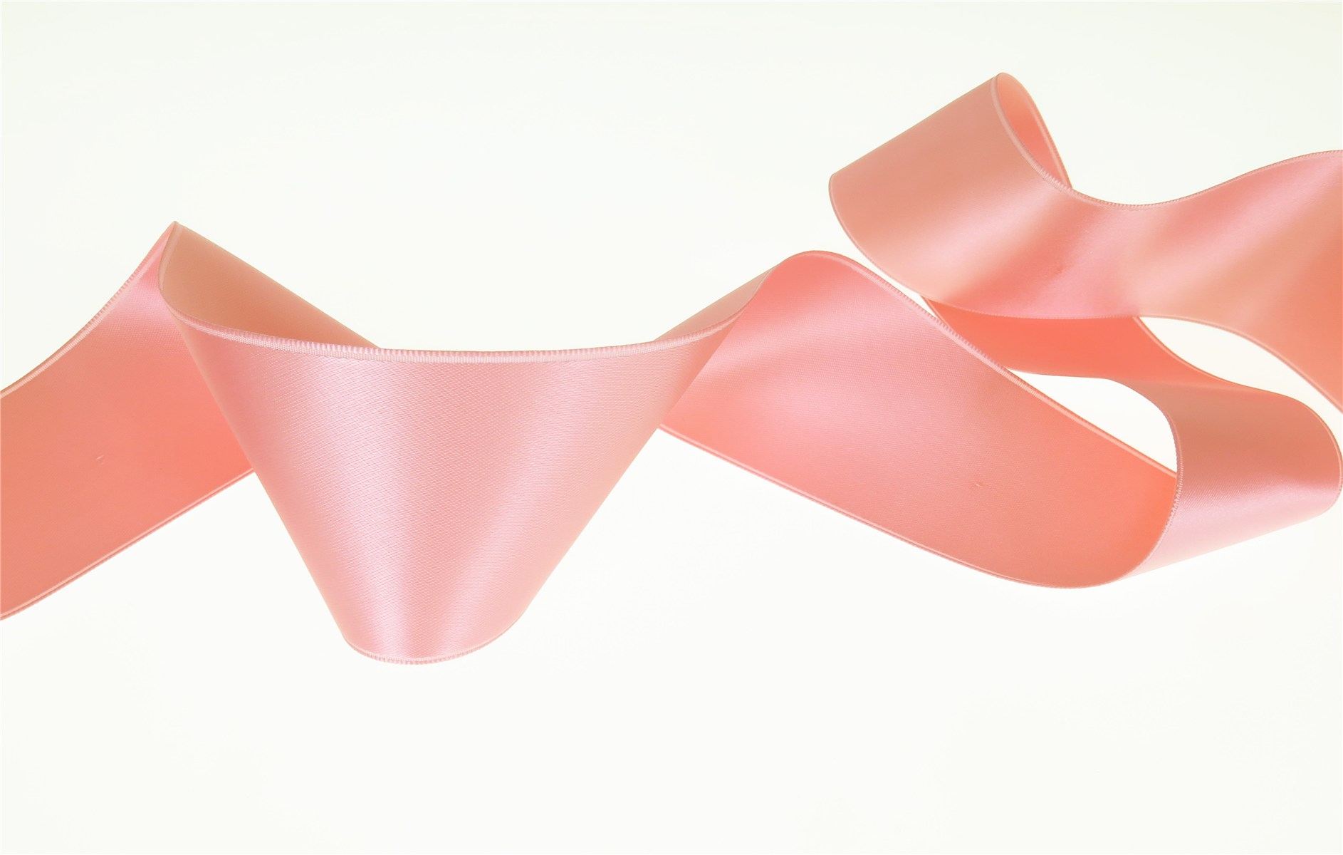 Double Face Satin Ribbon - Plain - 15 Blush - 50 mm