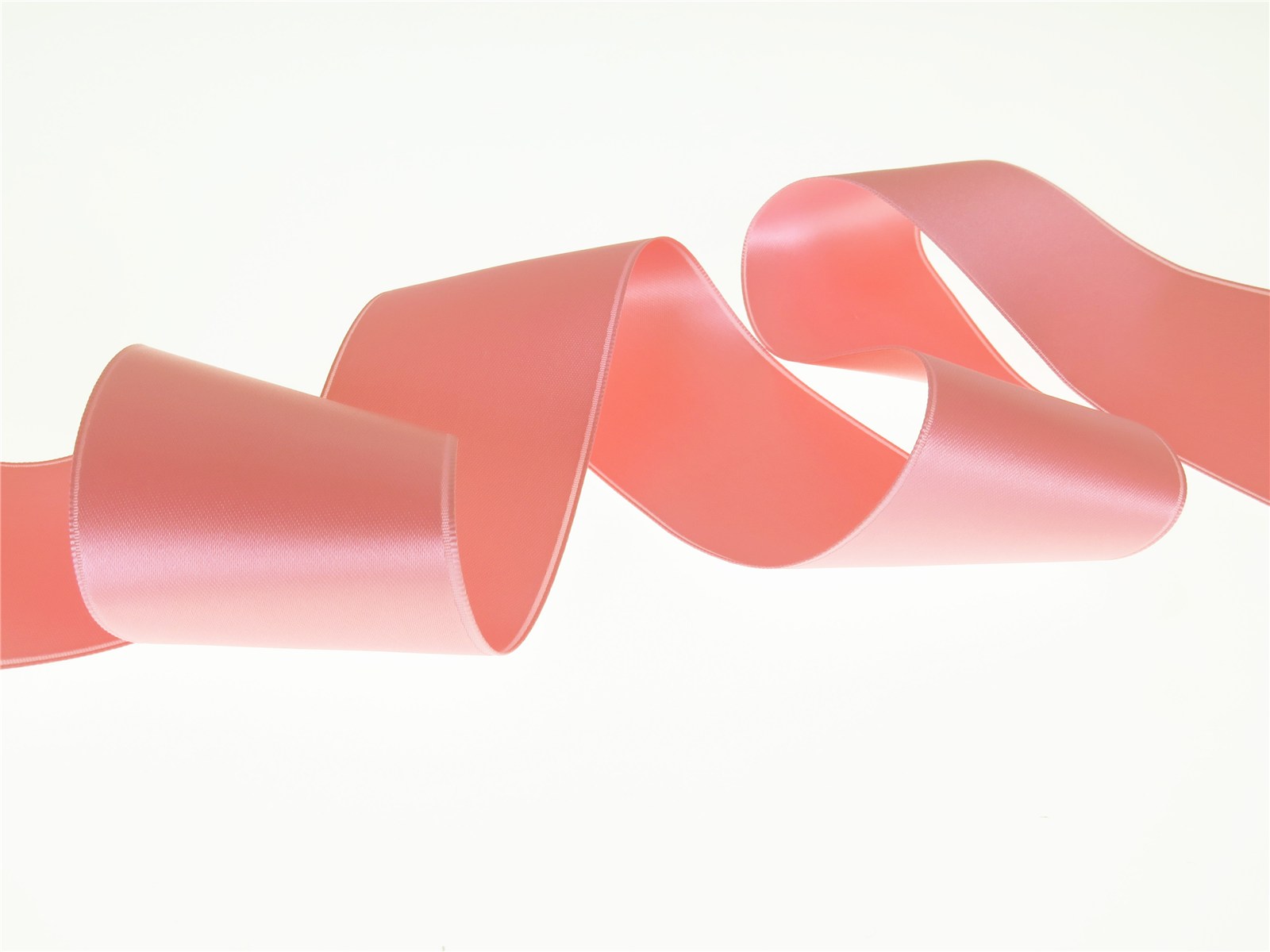 Double Face Satin Ribbon - Plain - 57 Bois de Rose - 50 mm