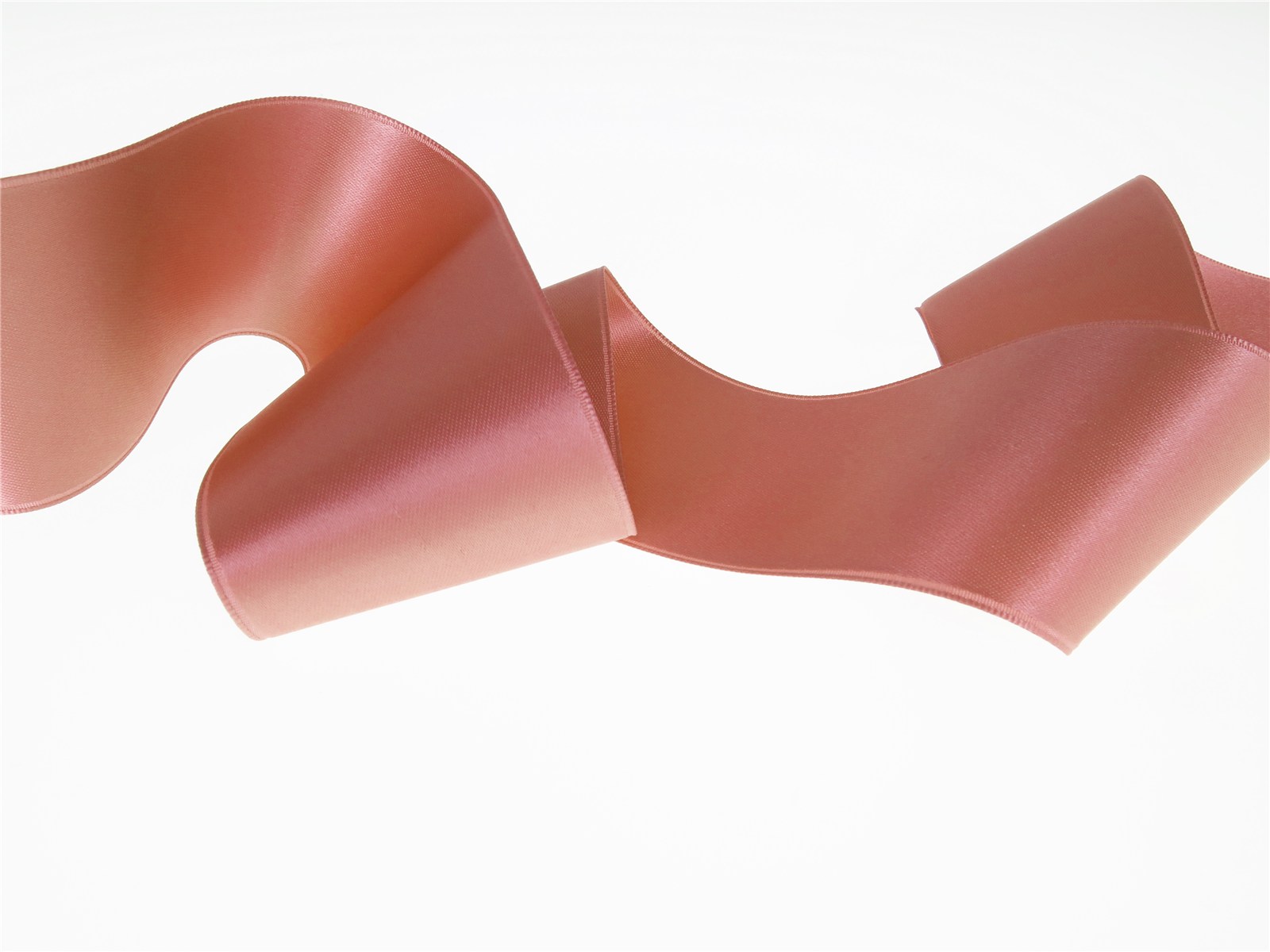 Double Face Satin Ribbon - Plain - 77 Vieux Rose - 50 mm