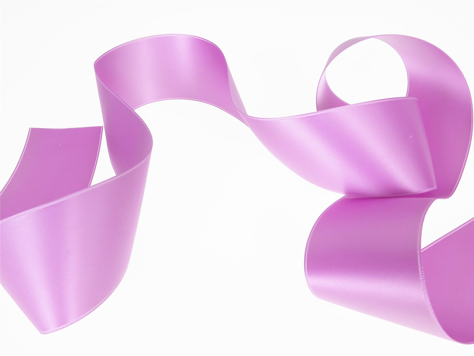 Double Face Satin Ribbon - Plain - 423 Lilas - 50 mm