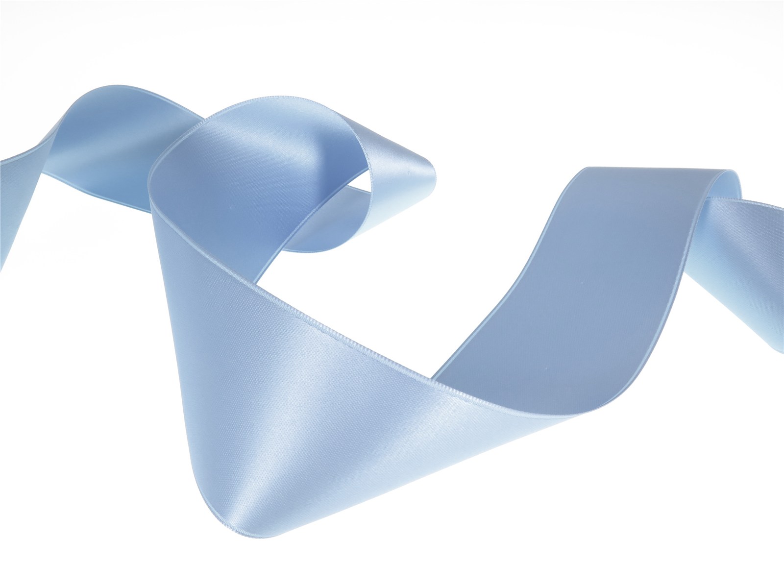 Double Face Satin Ribbon - Plain - 87 Copen - 50 mm