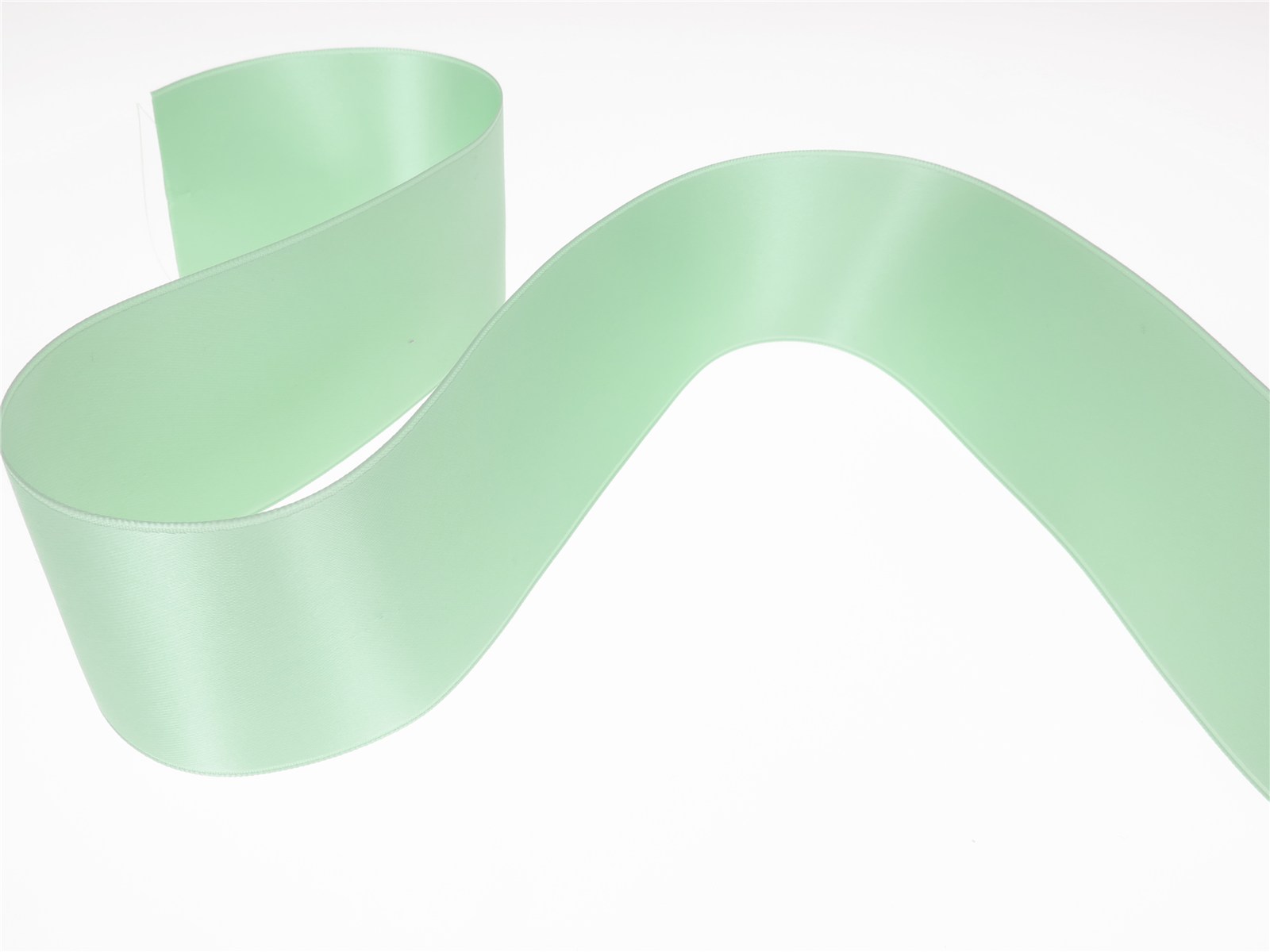 Double Face Satin Ribbon - Plain - 86 Reseda - 50 mm