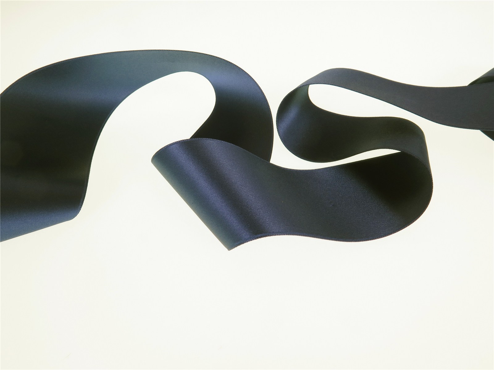 Double Face Satin Ribbon - Plain - 59 Bleu de Prune - 50 mm