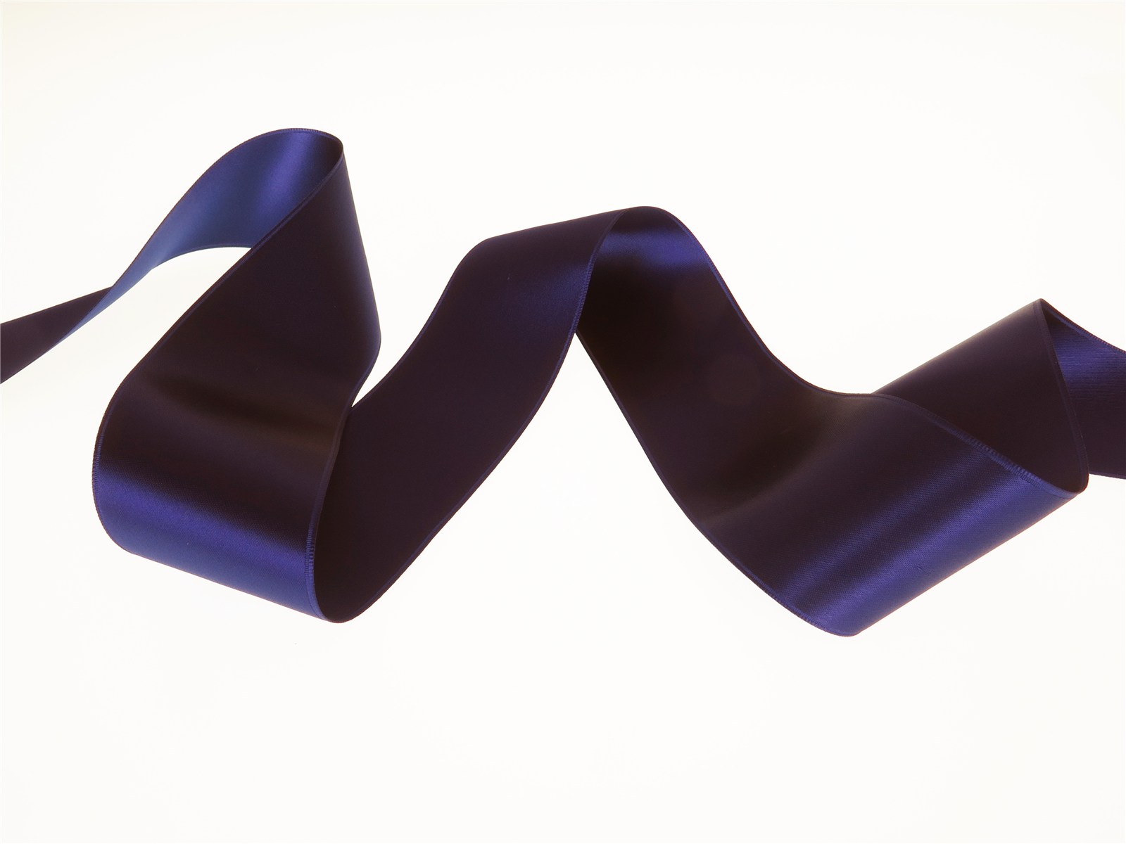 Double Face Satin Ribbon - Plain - 558 Deep Blue - 50 mm