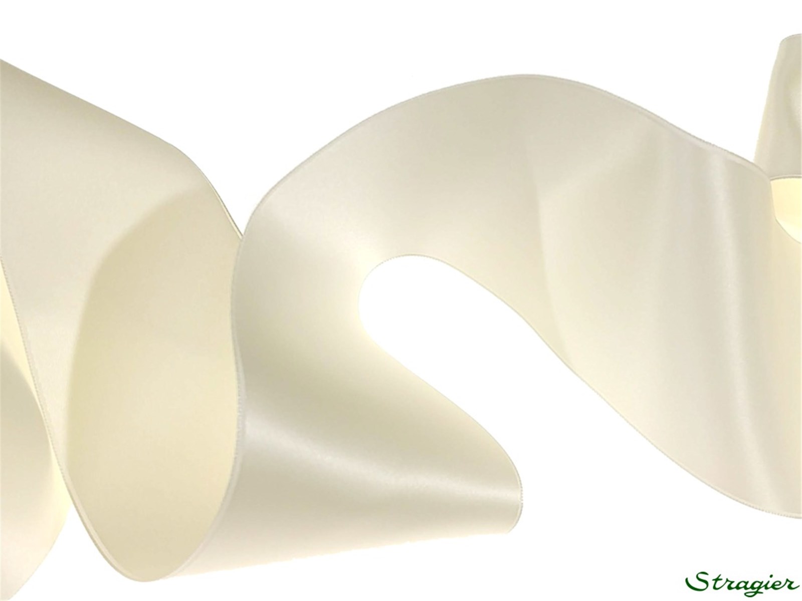 Double Face Satin Ribbon - Plain - 23 Natural - 70 mm