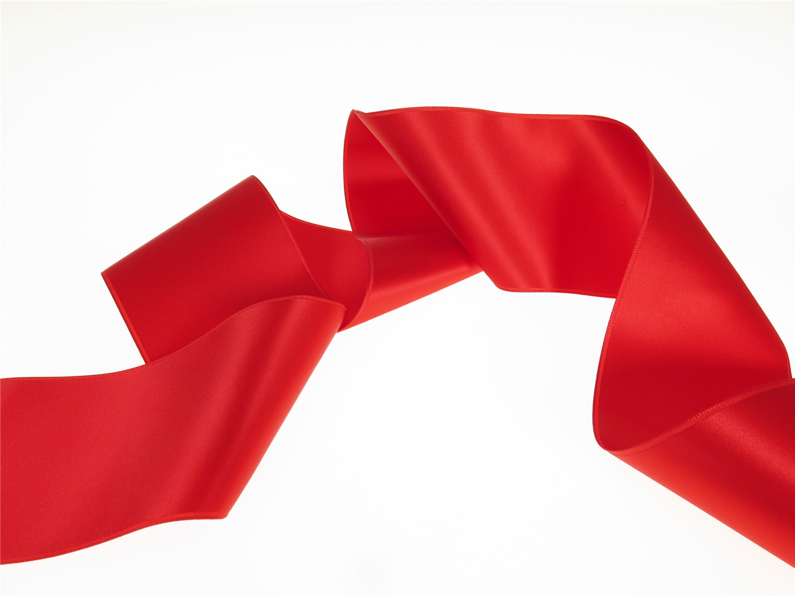 Ruban Satin double face - uni - 20 Rouge - 70 mm