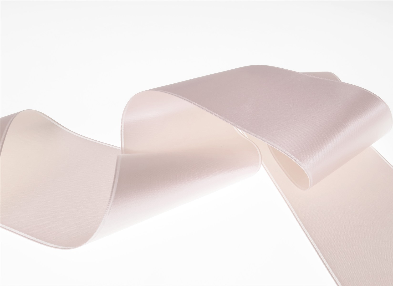 Double Face Satin Ribbon - Plain - 04 Rose - 70 mm