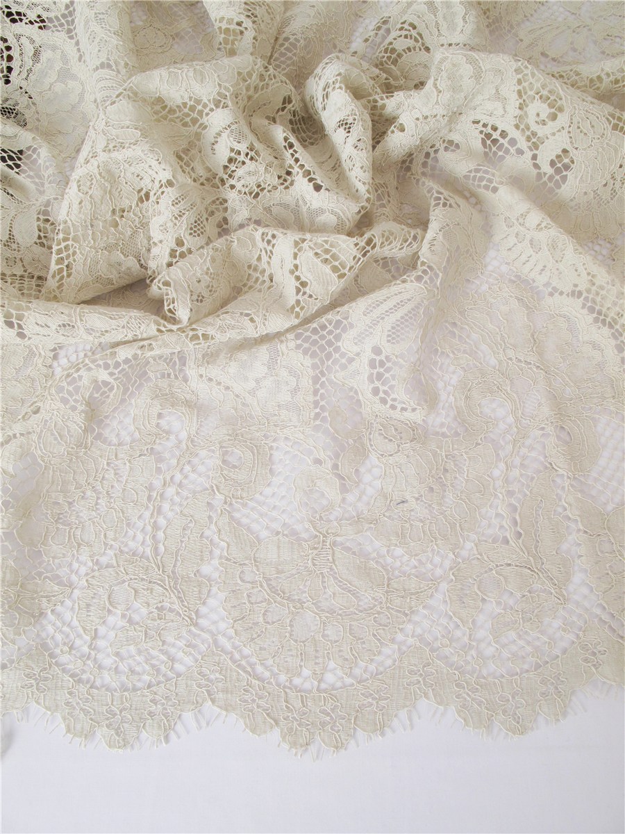 Calais Lace - Pavotine - Grège - 100 cm