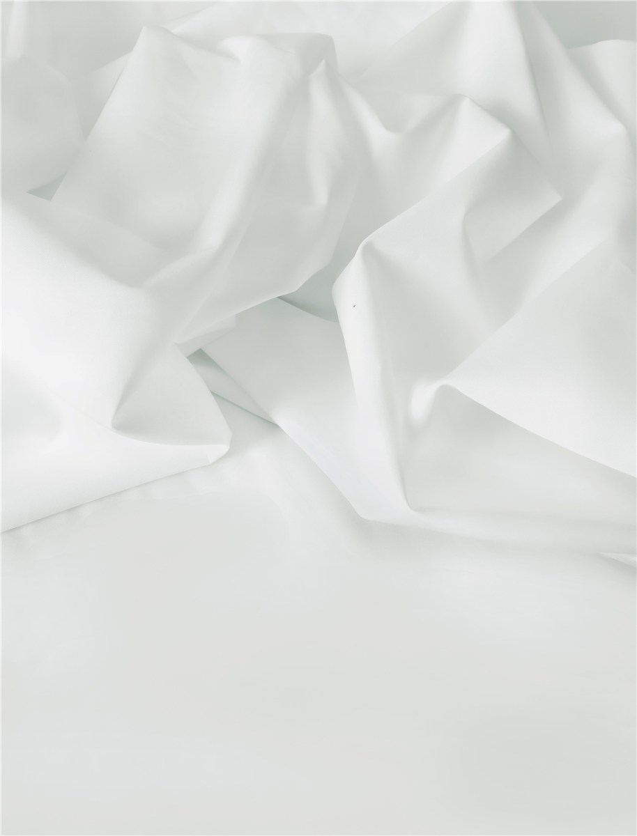 Poplin 59 threads/cm - Plain - Blanc